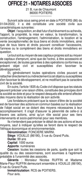 Contenu publication