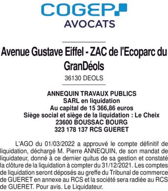 Contenu publication