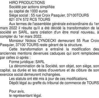 Contenu publication
