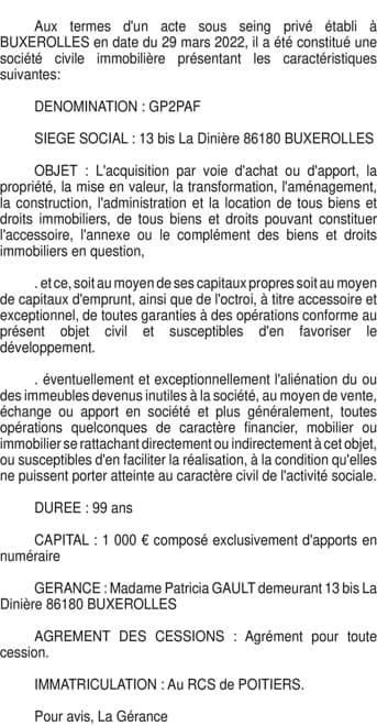 Contenu publication