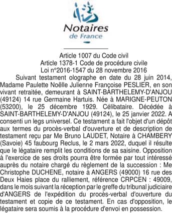Contenu publication