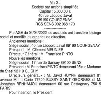 Contenu publication