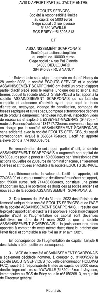 Contenu publication