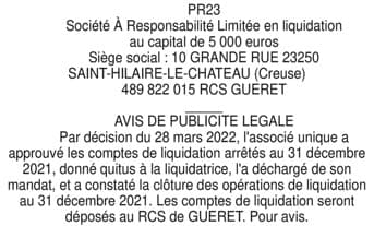 Contenu publication
