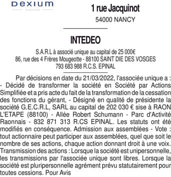 Contenu publication