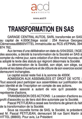 Contenu publication