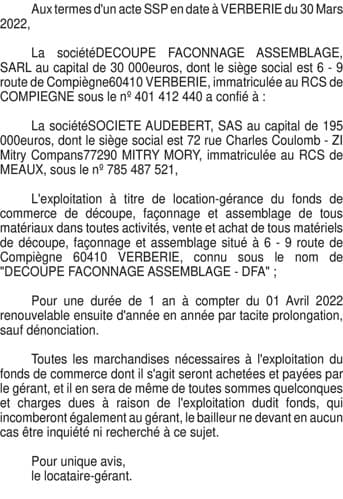 Contenu publication