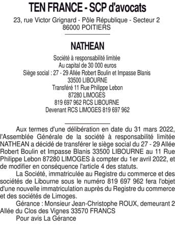 Contenu publication