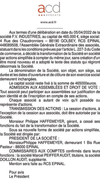 Contenu publication