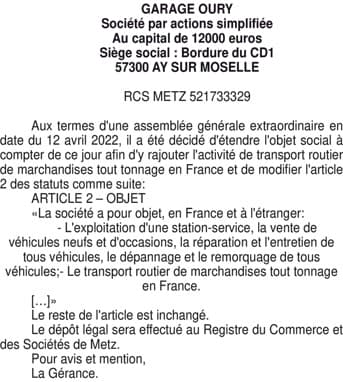 Contenu publication