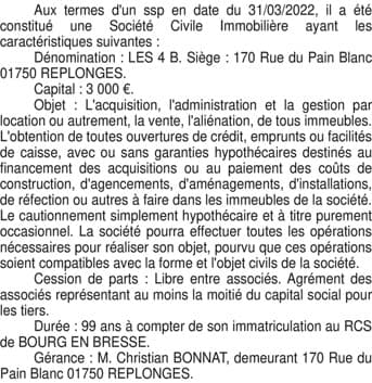Contenu publication