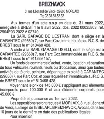 Contenu publication