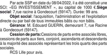 Contenu publication