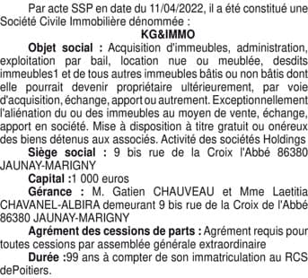 Contenu publication