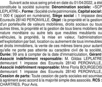 Contenu publication