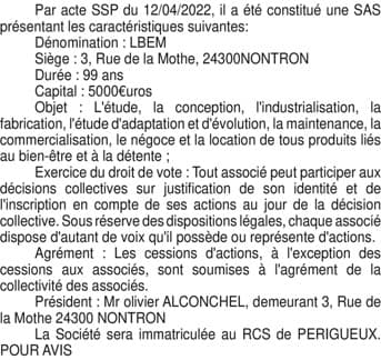 Contenu publication
