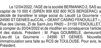 Contenu publication