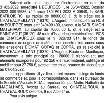 Contenu publication