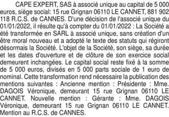 Contenu publication