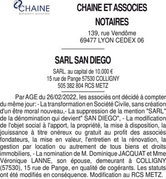 Contenu publication