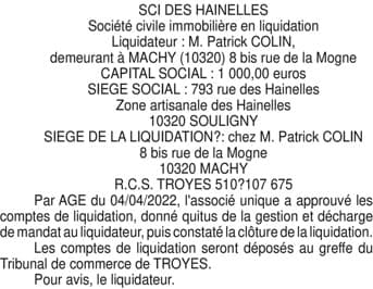 Contenu publication