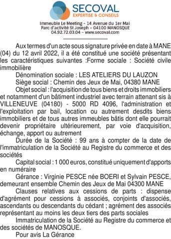 Contenu publication