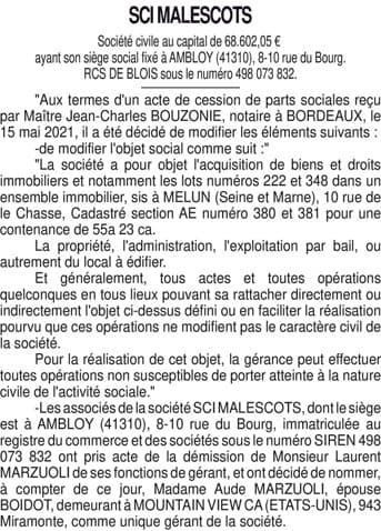 Contenu publication