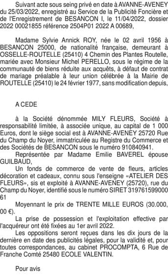 Contenu publication