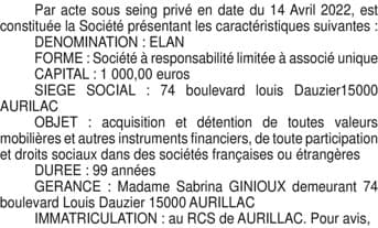 Contenu publication