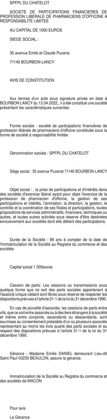 Contenu publication