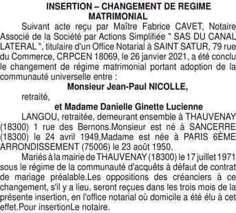 Contenu publication