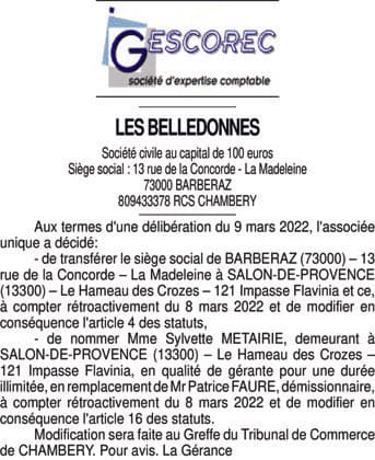 Contenu publication