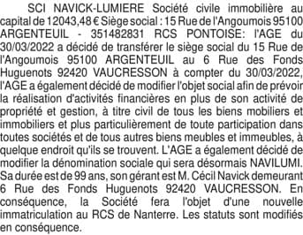 Contenu publication