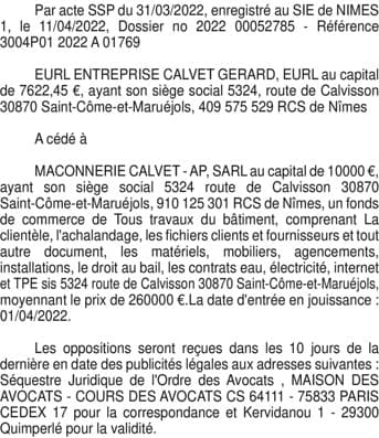 Contenu publication