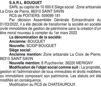 Contenu publication