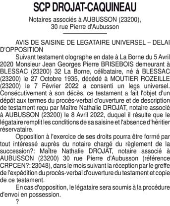 Contenu publication