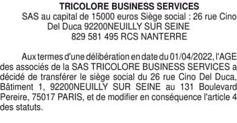 Contenu publication