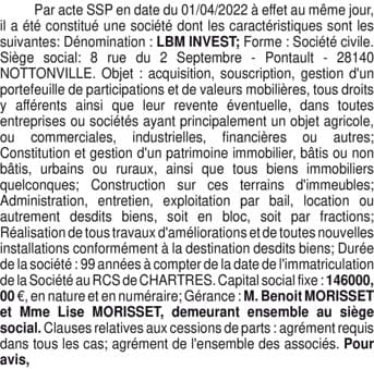 Contenu publication