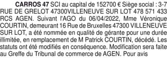 Contenu publication