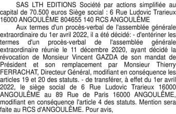 Contenu publication