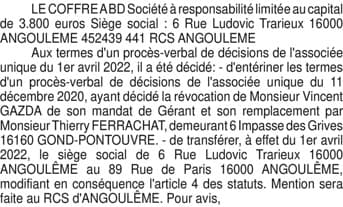 Contenu publication