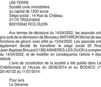 Contenu publication