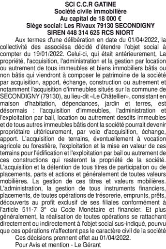 Contenu publication