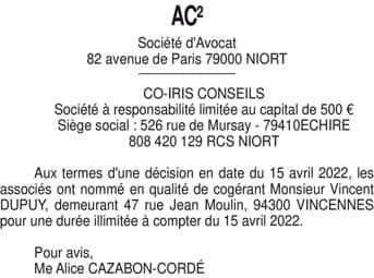 Contenu publication