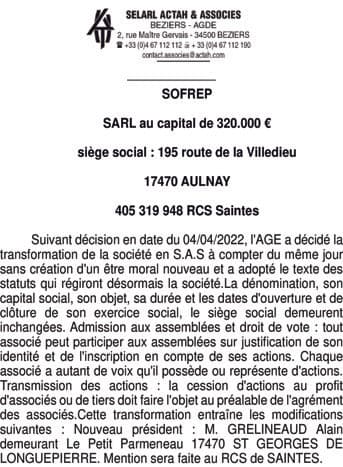 Contenu publication