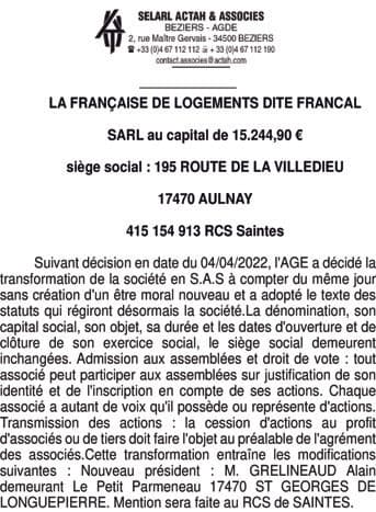 Contenu publication