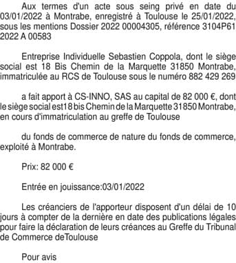 Contenu publication