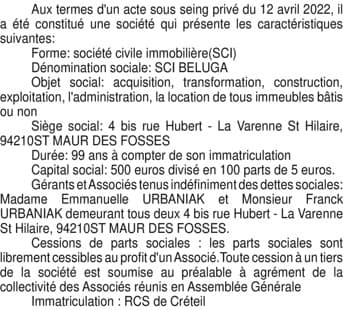 Contenu publication