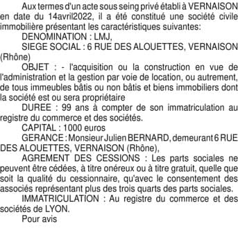 Contenu publication