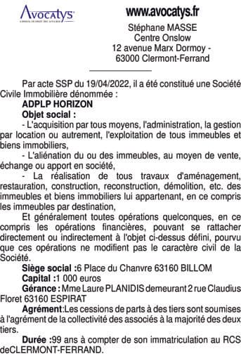 Contenu publication